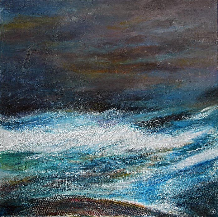 © Pierrick GIRAULT - Tempete 80 x 80 cm